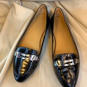 Coach almost NEW leather loafers/flats worn once